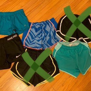 Athletic Shorts Bundle (Nike, Adidas, Champion)